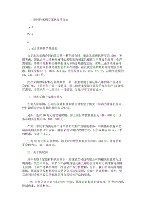 采購年度總結(存儲版)